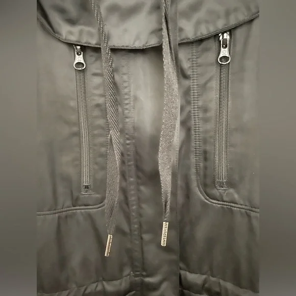 Lululemon Black Satin Wanderful Capelet Rain Poncho - Picture 5 of 8